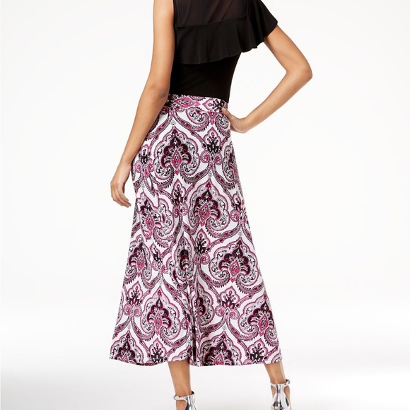 womens Printed Maxi Skirt Prancing Paisley ret $90 - Picture 3 of 3